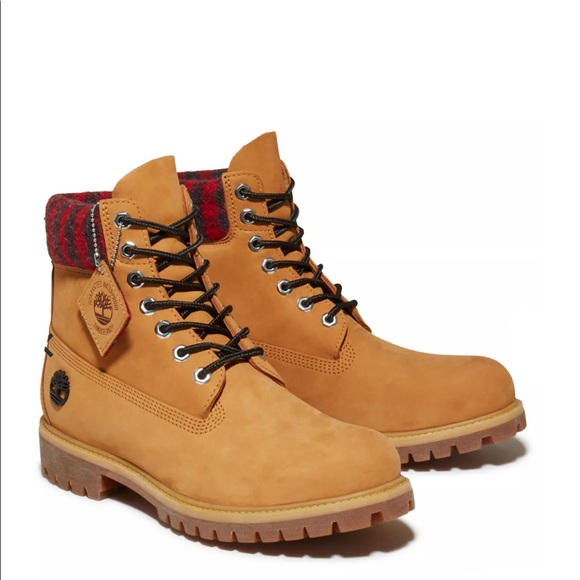 MEN'S TIMBERLAND® PREMIUM 6-INCH WATERPROOF BOOTS WHEAT - Picture 4 of 5